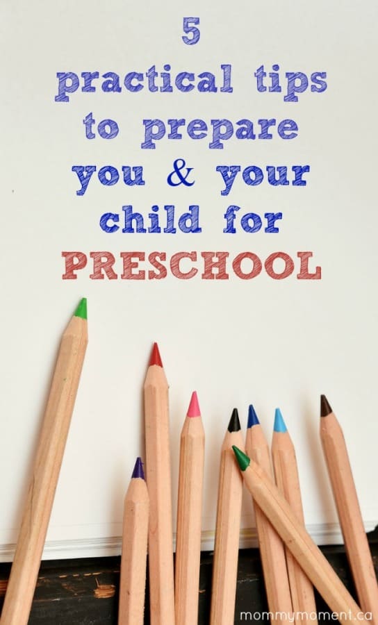 5 practical tips to prepare you & your child for preschool