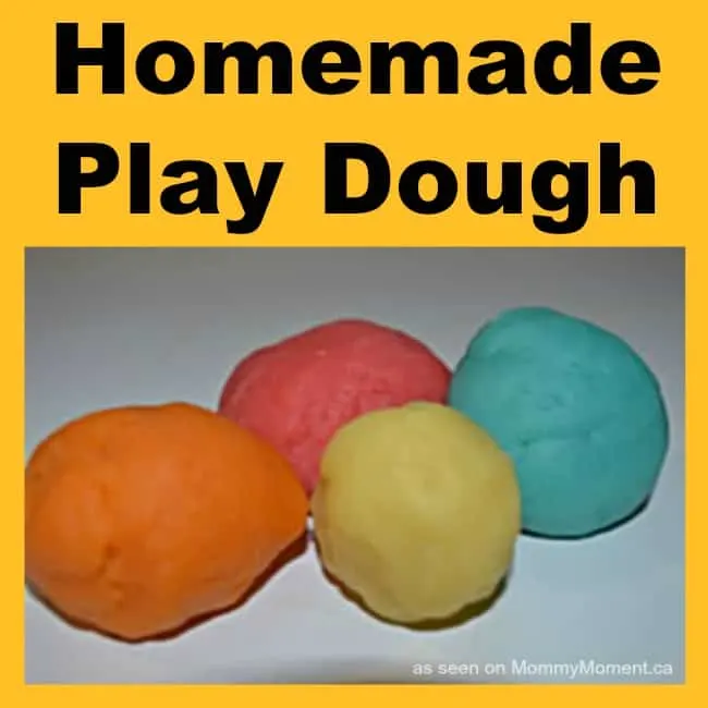 DIY play dough