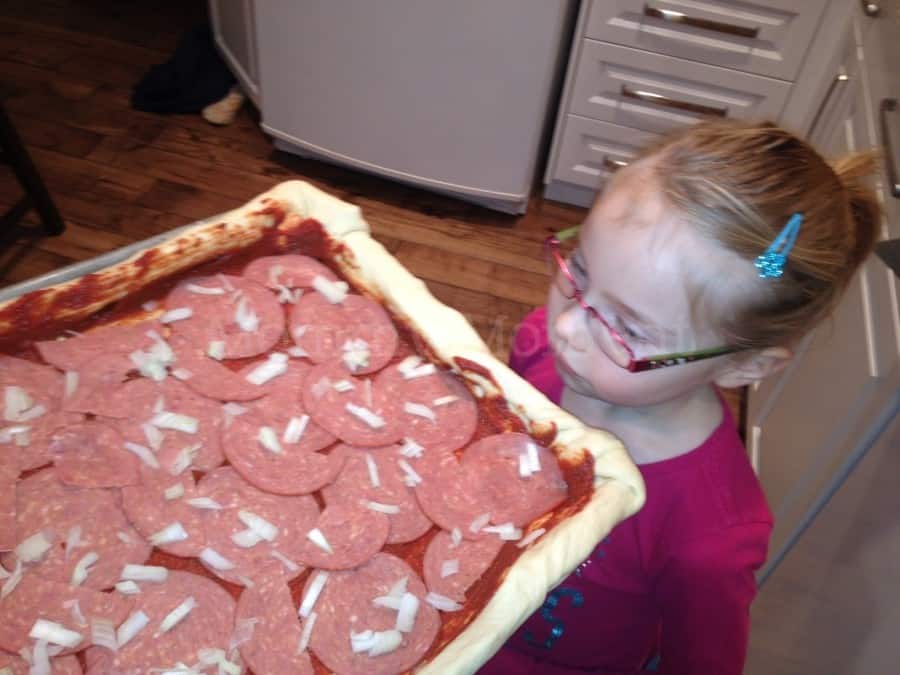 Stuffed crust pizza : Mommy Moment