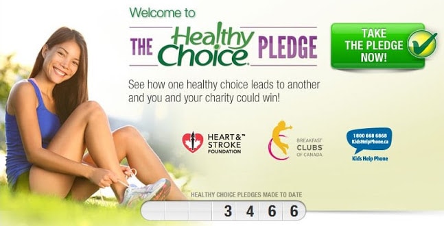 Healthy Choice Pledge