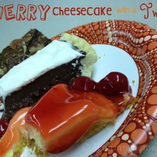 Holiday Desserts & Disasters (and my moms EASY CHERRY CHEESECAKE WITH A TWIST #recipe)  #HealthyFamilies