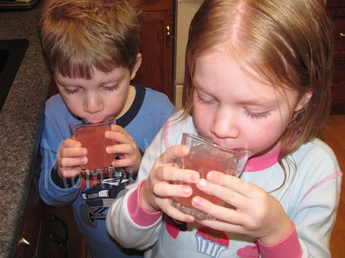 enjoying Soda Stream
