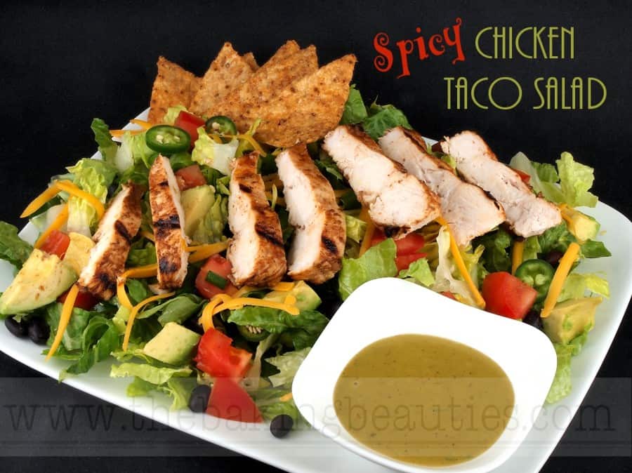 Spicy Chicken Taco Salad