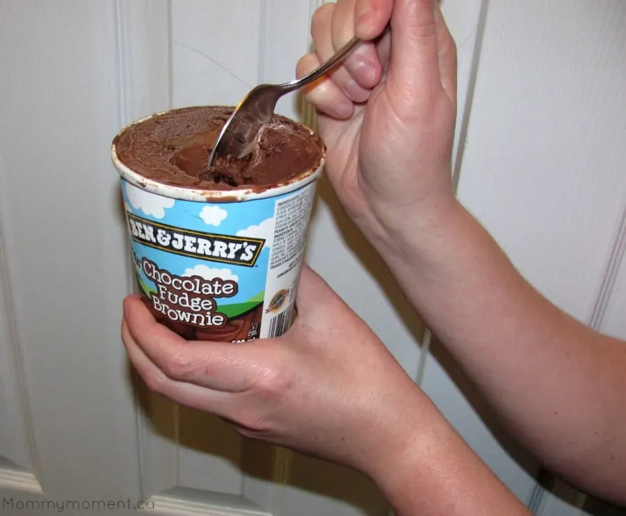 Ben & Jerry's carton