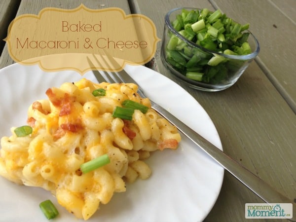 baked mac and cheese bacon