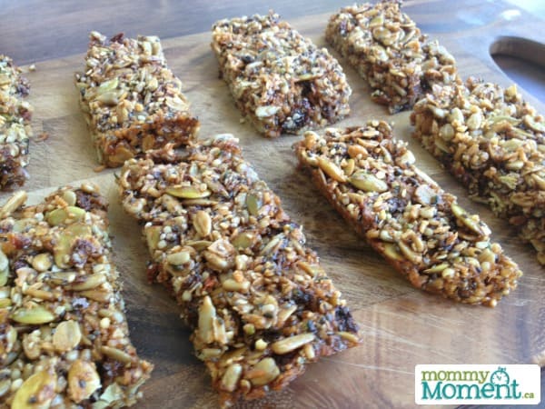 homemade nut-free bars