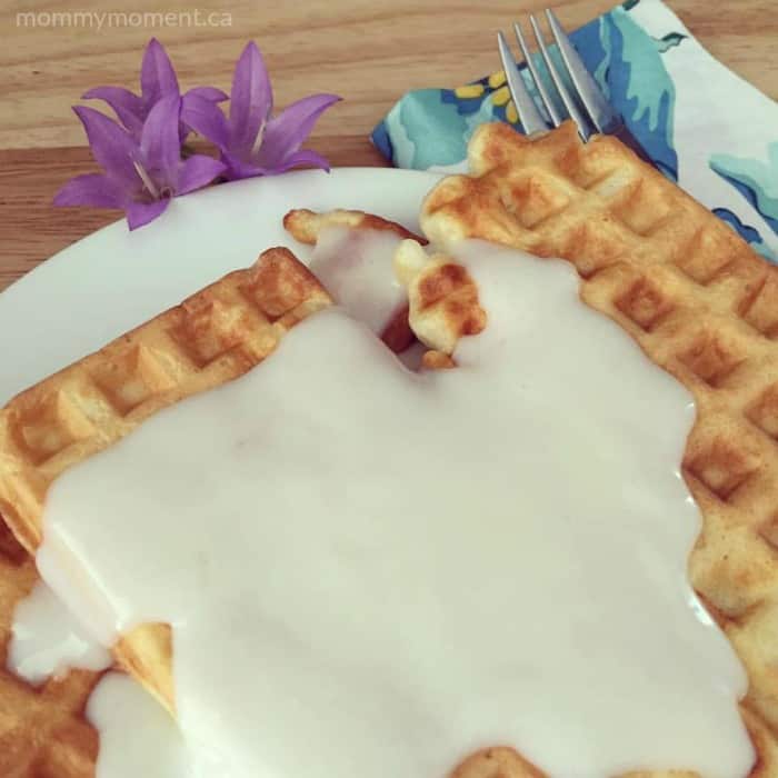 waffles and white sauce recipe