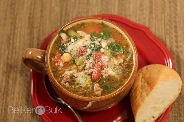 15 Minute Minestrone Soup