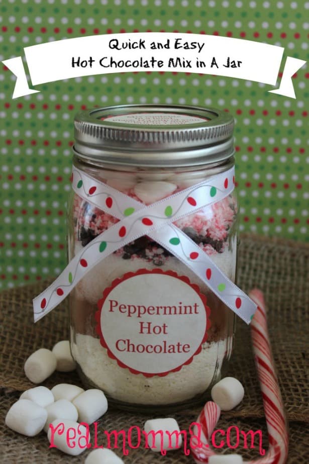 Quick and Easy Hot Chocolate Mix in a Jar