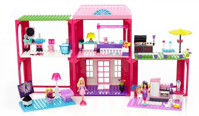 Barbie Build n Play Mansion Inside