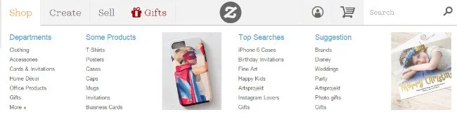 Zazzle products