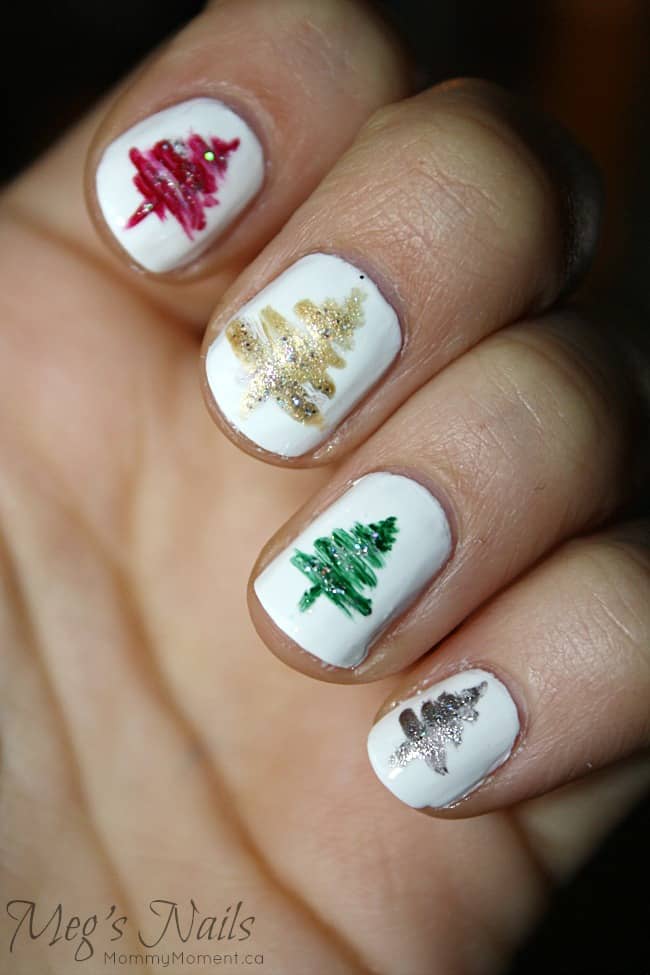 Christmas tree nails