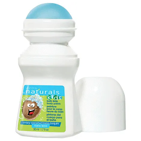 Avon Naturals Kids Crazy Coconut Bath Time Body Paints