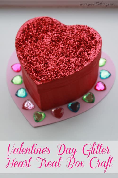 Glitter Heart Treat Box Craft