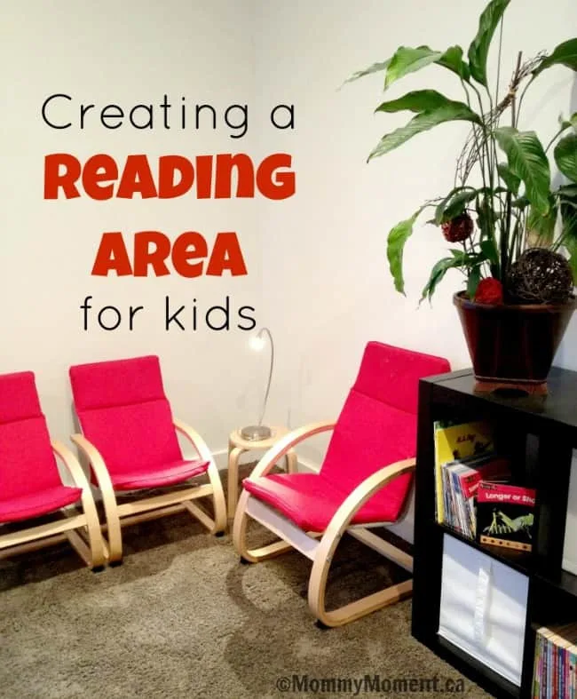 Reading area for kids