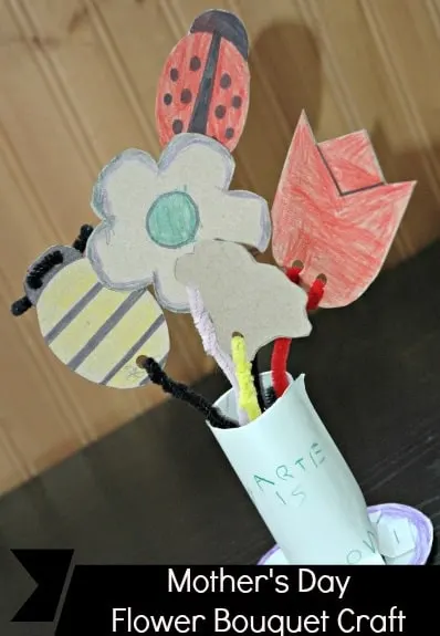 Mothers-Day-Flower-Bouquet-Craft-for-Kids