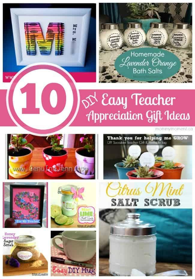 10 Easy DIY Teacher Appreciation Gift Ideas