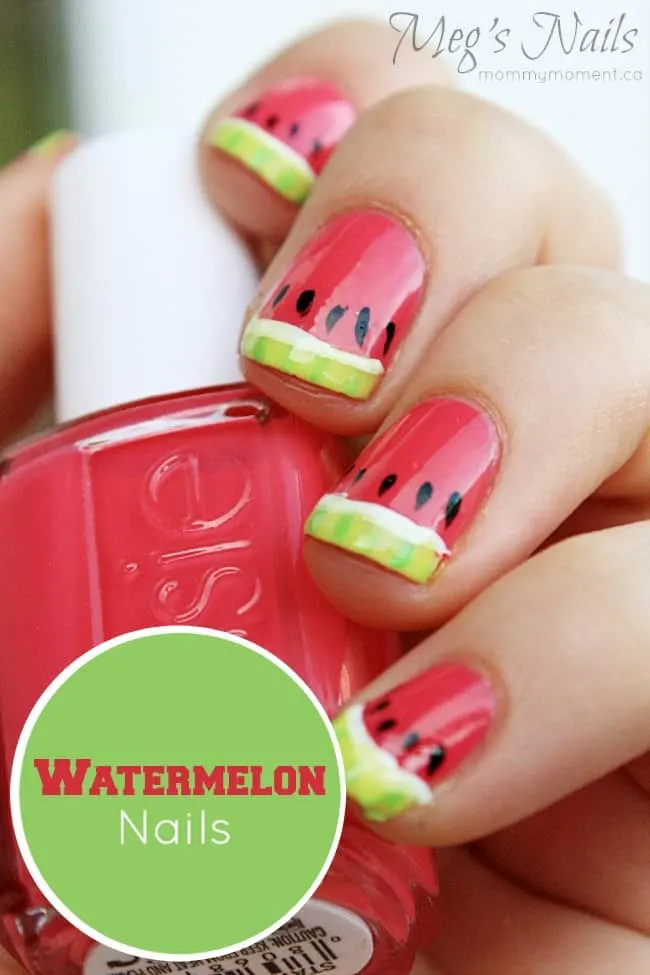 Watermelon Nails