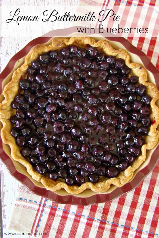 Lemon-Buttermilk-Pie-with-Blueberries