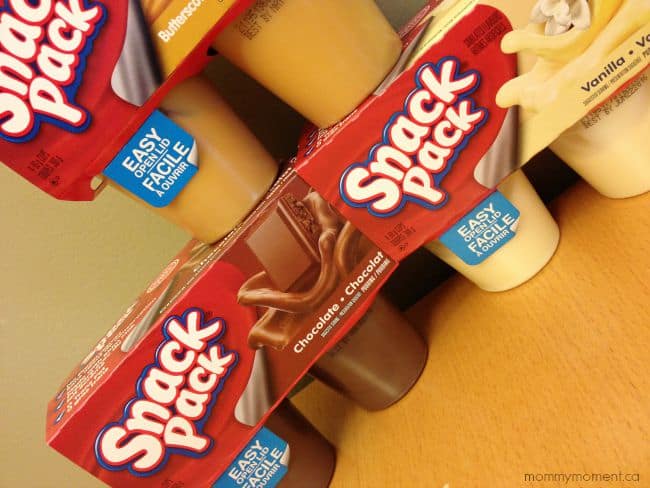 Snack pack pudding cups
