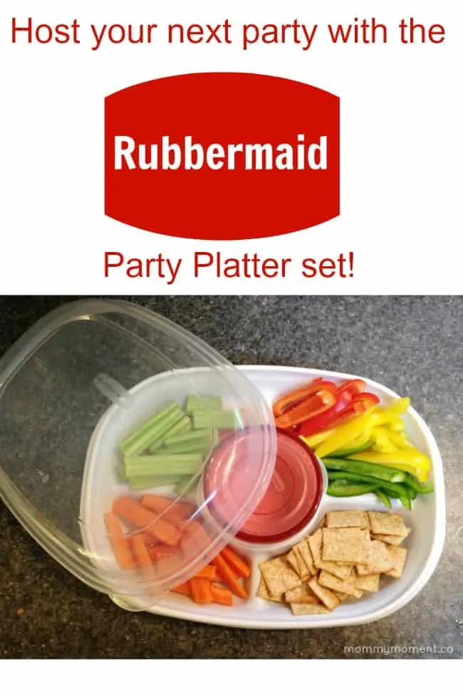 Rubbermaid party platter set