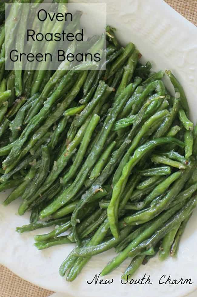 oven roasted green beans