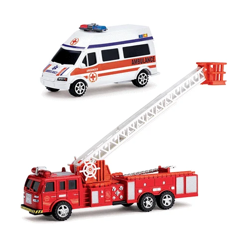 Fire House Truck Set