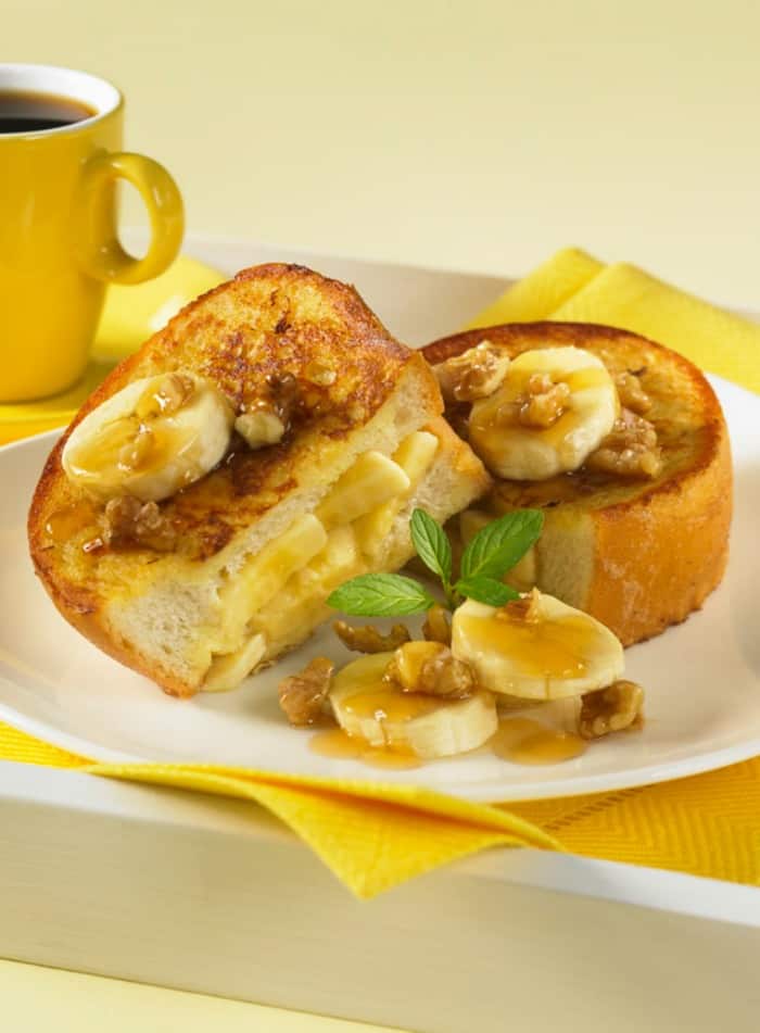 Banana Nut Stuffed French Toast Recipe