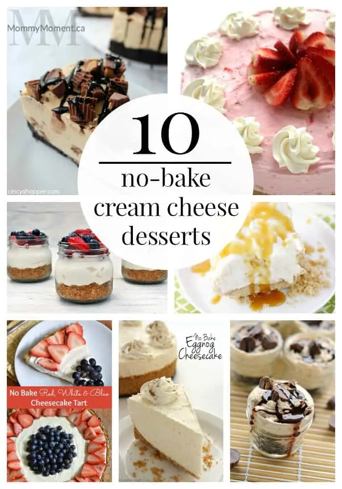 no bake cream cheese desserts