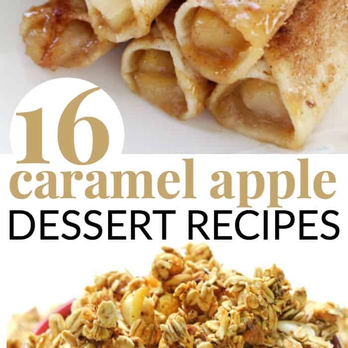 After chocolate and peanut butter the next best flavor combination is caramel and apple. These 16 DELICIOUS Caramel Apple Dessert Recipes will be a hit!