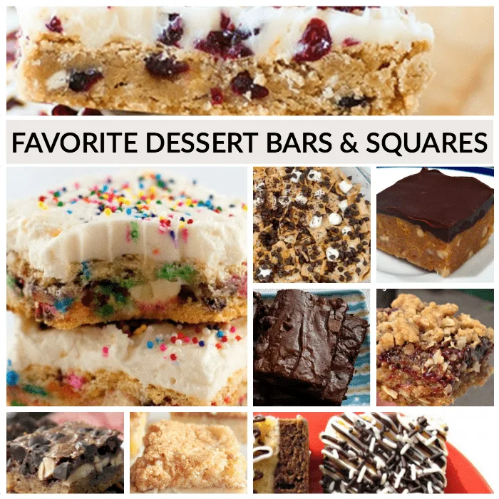 Delcious Dessert Bars and squares