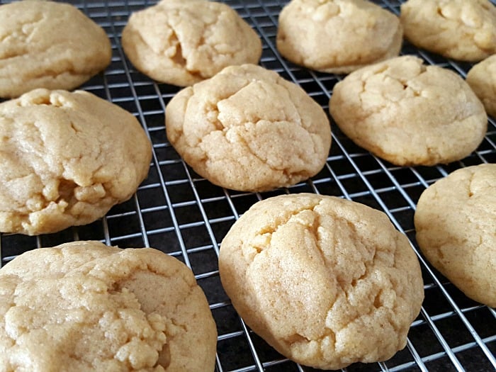 This homemade peanut butter cookie recipe gives a cookie that is lightly crisp on the outside, and oh so soft and chewy on the inside!