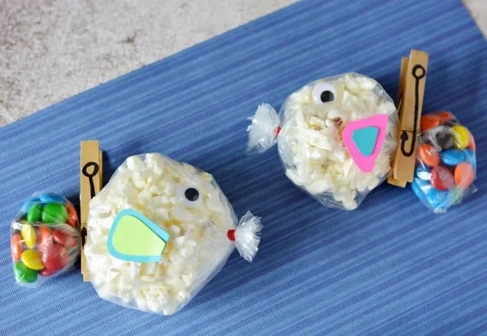 Fishy snack bags for kids