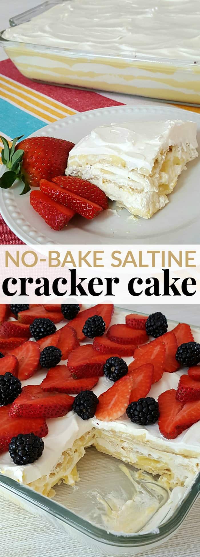 NO BAKE SALTINE CRACKER CAKE | Mommy Moment