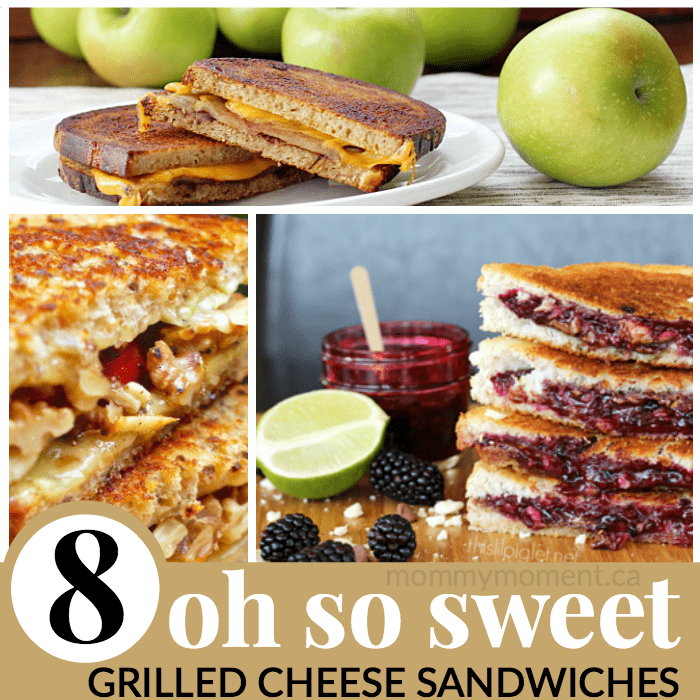 sweet grilled cheese sandwiches that will be a treat