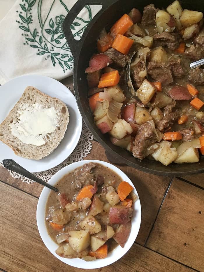 traditional beef stew recipe using Canadian Beef.