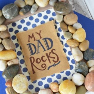 MY DAD ROCKS FRAME – FATHER’S DAY GIFT
