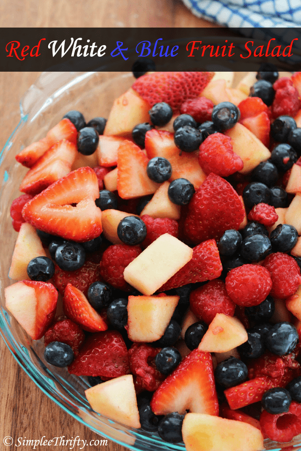 Red White and Blue Summer Salad