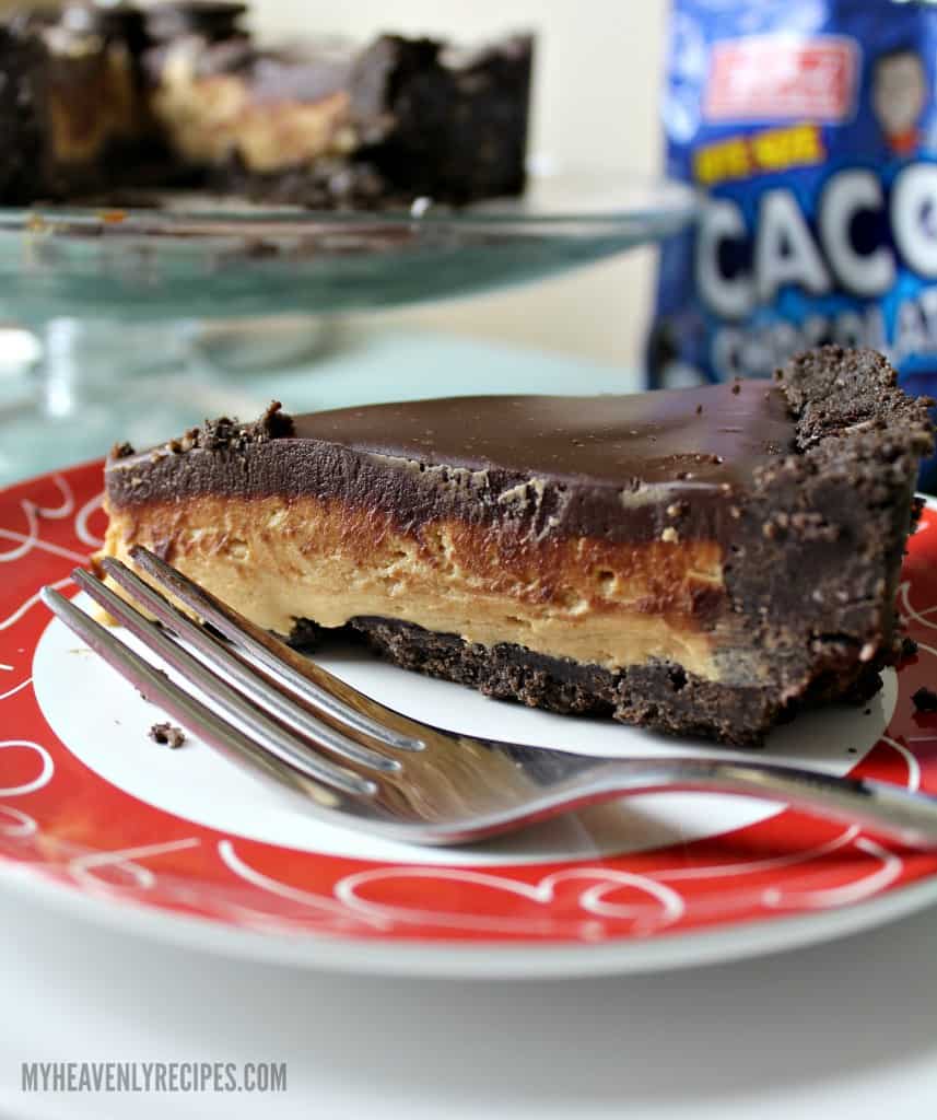 Slice-No-Bake-Peanut-Butter-Pie-with-Chocolate-Ganache-857x1024