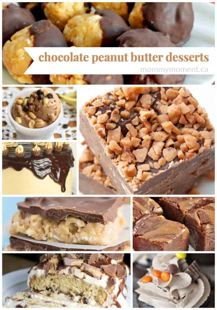 chocolate peanut butter dessert recipes