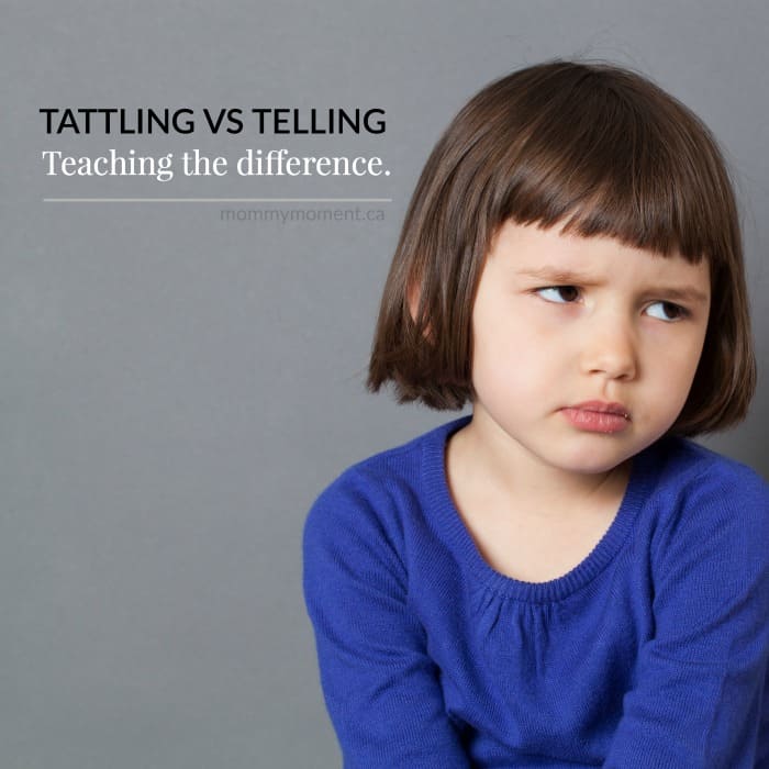 tattling vs telling
