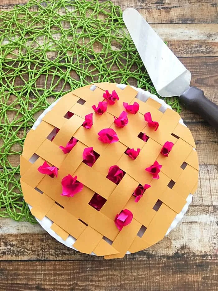 Berry Pie Craft for kids