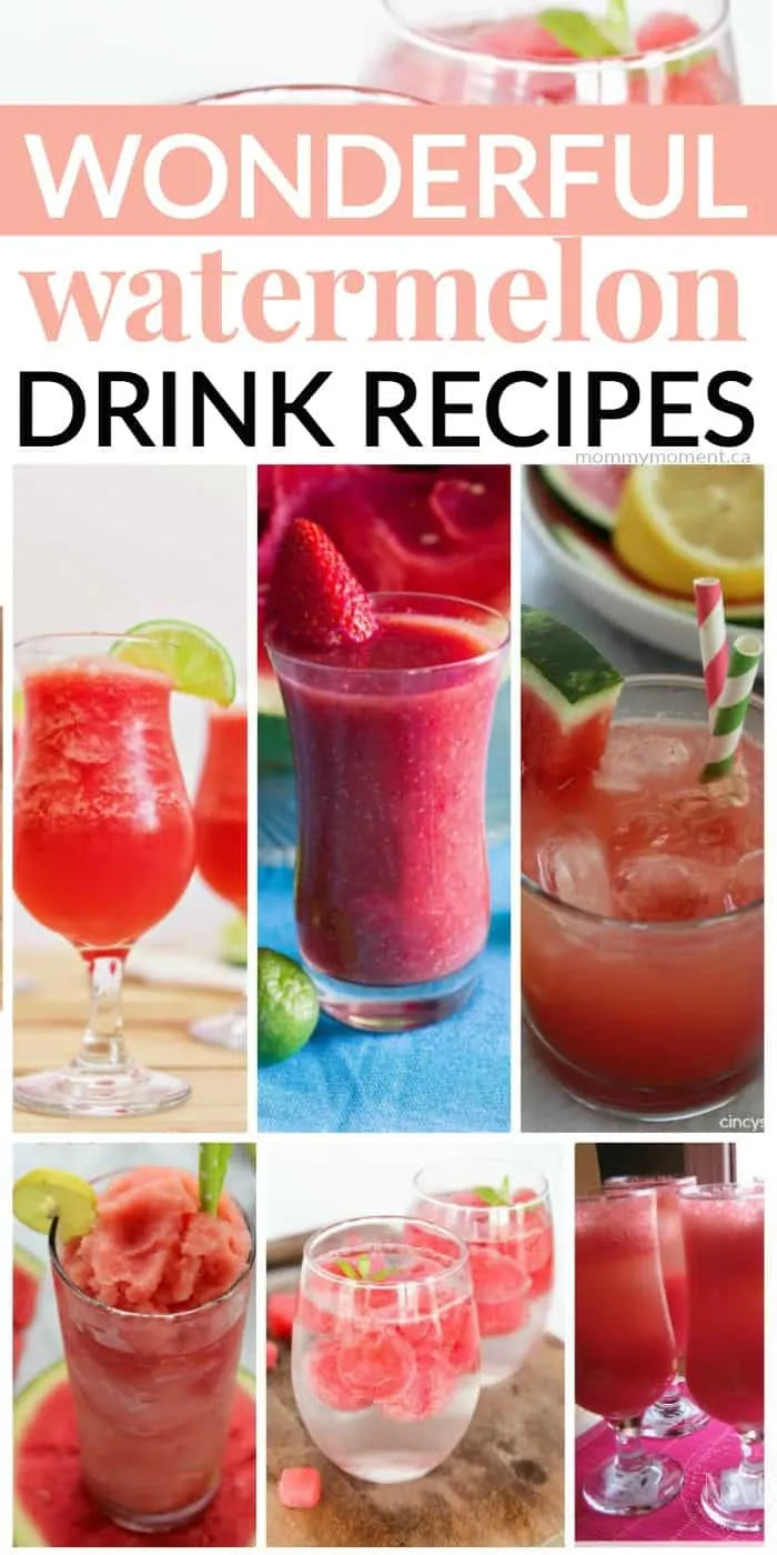 watermelon drink recipes the whole family will love