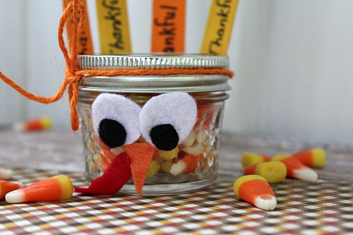 Thankful Turkey Candy Corn Craft