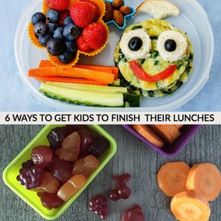 6 WAYS TO GET KIDS TO FINISH THEIR LUNCHES