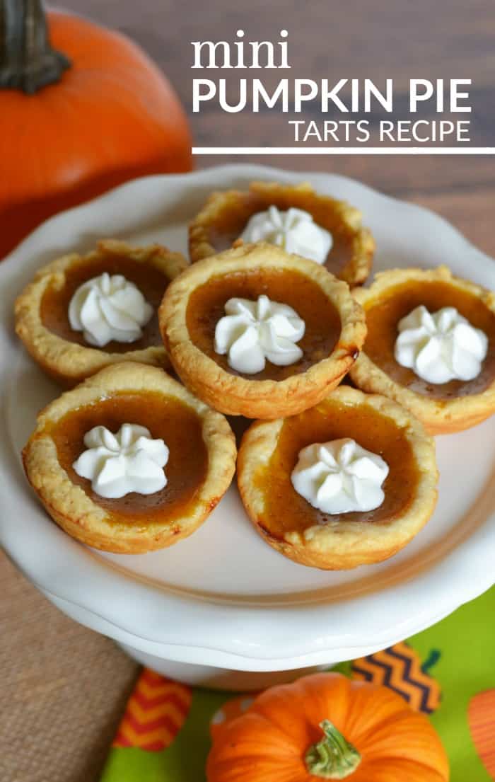 mini pumpkin pie tart recipe 