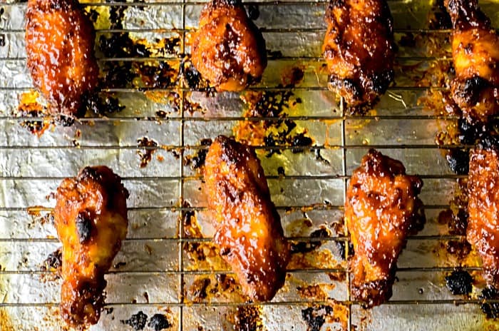 honey bbq baked chicken wings