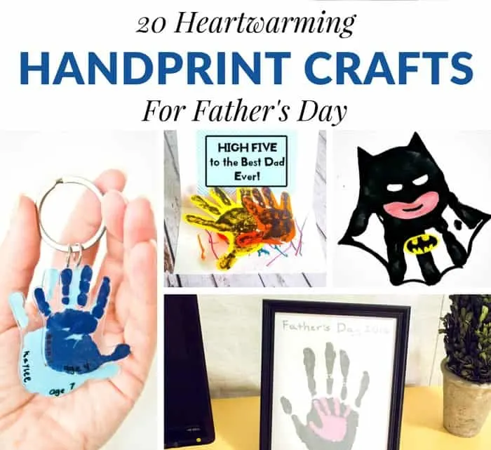 Father's Day handprint craft ideas