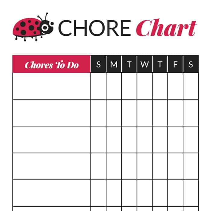 Chore chart simple