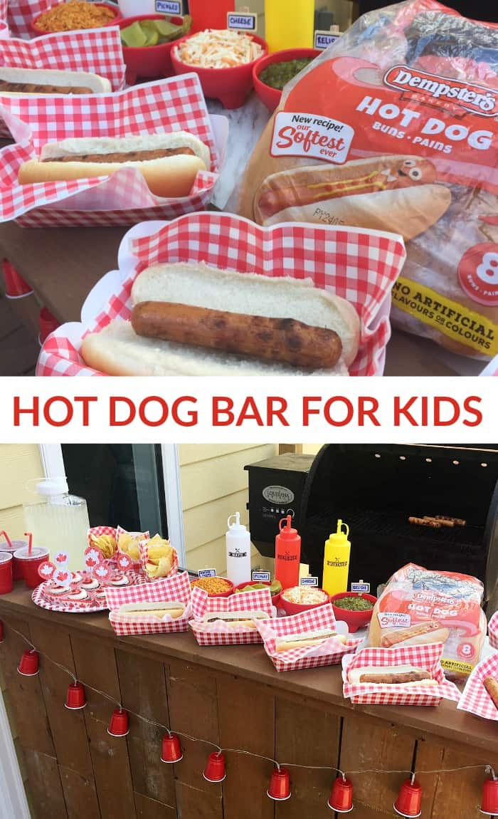 DIY Hot Dog Bar for Kids